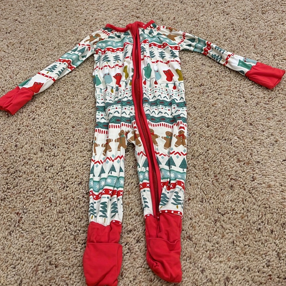 Little Sleepies 3-6M Christmas PJs